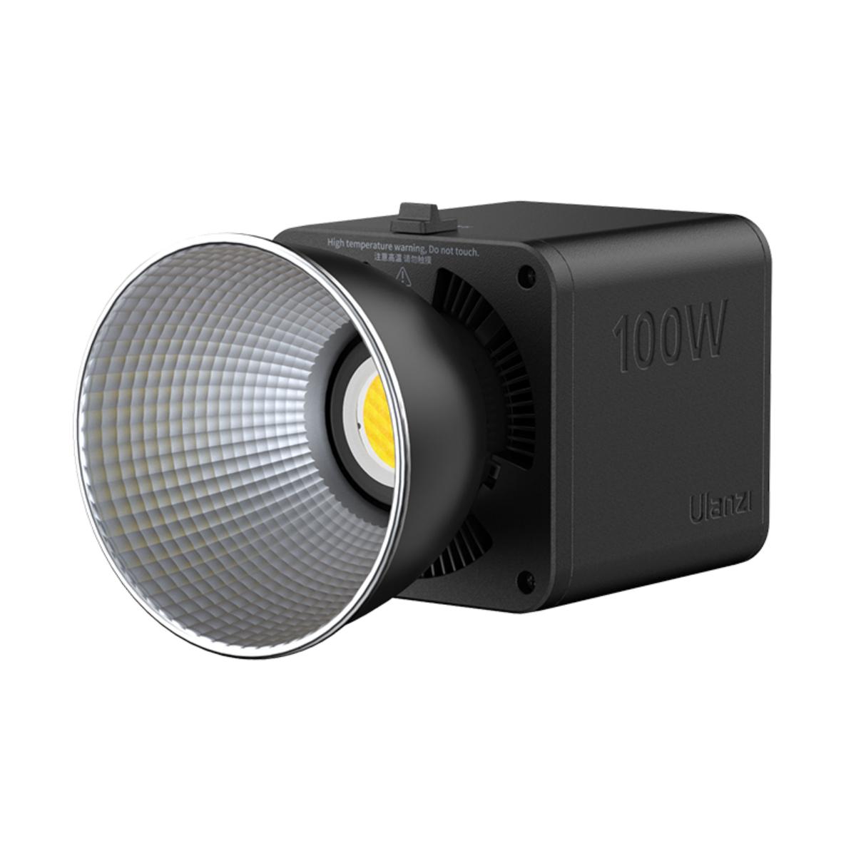 ULANZI - 一燈大師100W專業補光燈 - 雙色溫 | 內建電池 | 配套電源轉接器 | CRI顯色指數：≥95 | 最大亮度可達33300Lux | 48932001-L172