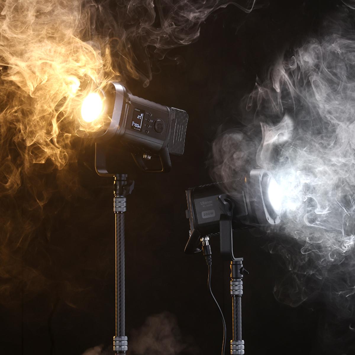 ULANZI - VL200Bi 200W雙色溫攝影燈 - 主燈 | 手機遙控 | COB燈珠 | 2500-6500K | 8320-48300lux | 顯色指數CRI>95 | 需另購電源轉接器 | 48981001-L079CNA1 - Image 8