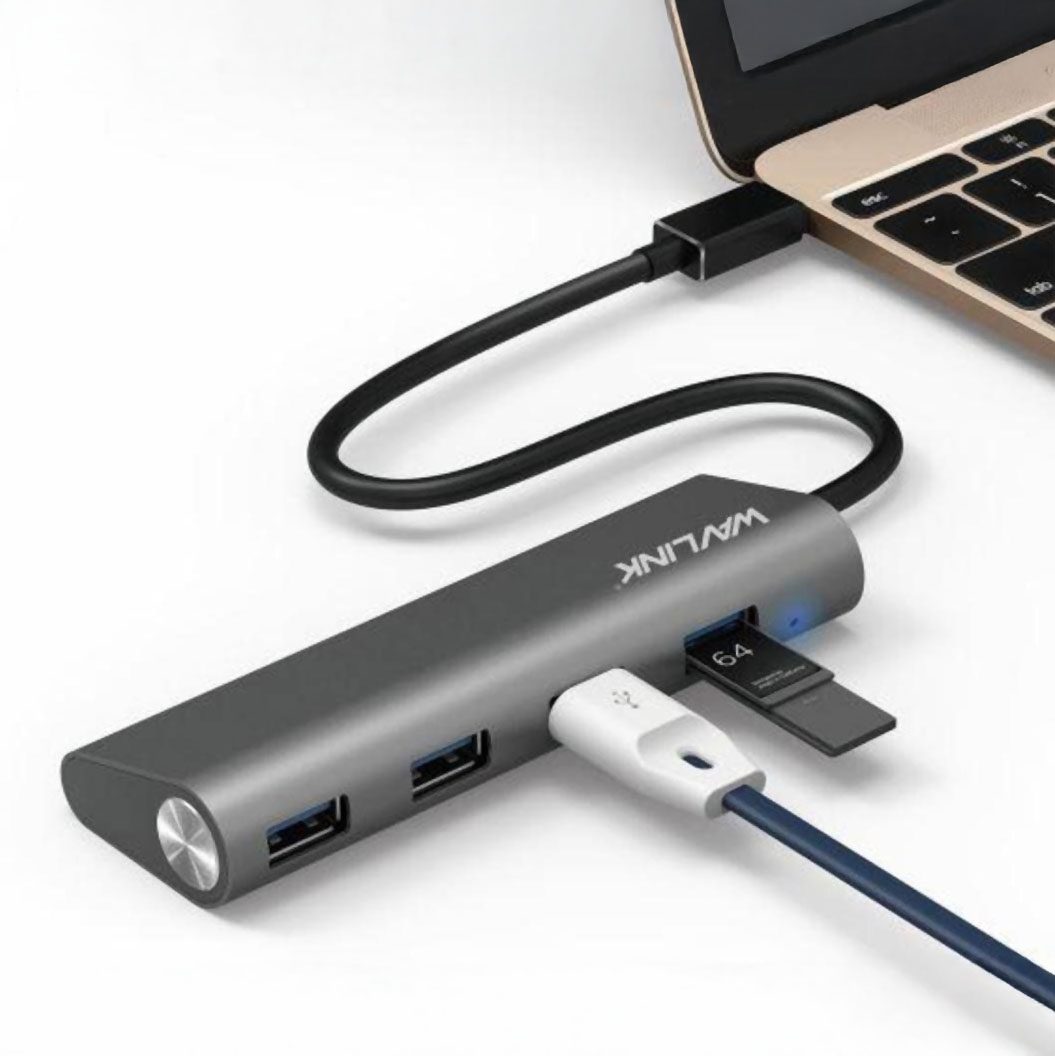 WAVLINK - USB-C 四端USB連接器 (4 x USB 3.0) 即插即用 UH3048C 原裝行貨 一年保養 - Image 3
