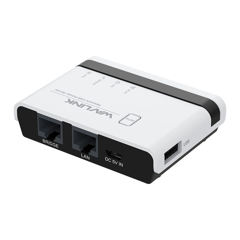 WAVLINK 8211 無線列印伺服器 USB WiFi 列印伺服器附 100Mbps LAN 與網橋 WL-NU516U1 原裝行貨 一年保養