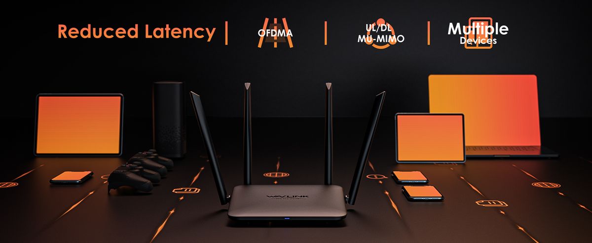 WAVLINK 8211 BE5100 Wifi7 路由器支援 Mesh路由器AP中繼器模式訪客 WiFiQoSIPv6 和進階 VPN WN530BE2