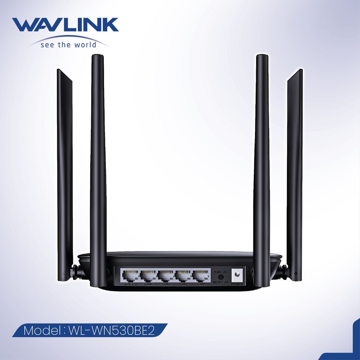 WAVLINK 8211 BE5100 Wifi7 路由器支援 Mesh路由器AP中繼器模式訪客 WiFiQoSIPv6 和進階 VPN WN530BE2