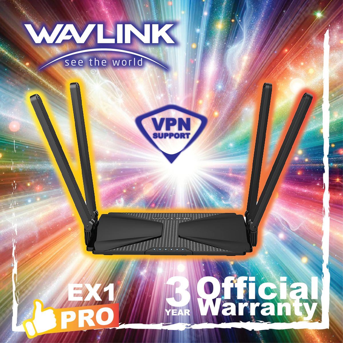 WAVLINK 8211 WiFi 6 AX3000 PCM Best Value Mesh 雙頻 超級 路由器 3年保用 MIGHTY EX1 PRO VPN Router