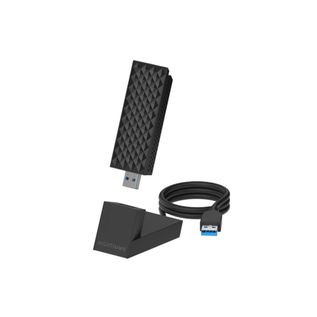 Nighthawk (A9000) 三頻 BE6500 WiFi 7 USB 3.0 接收器 (適用於Windows 11 PC)