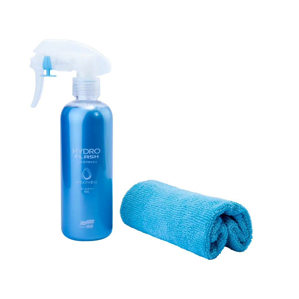 SOFT 99 - 蛋白水亮鍍膜劑｜液壓噴霧劑｜盒內附拋光擦拭毛巾｜230ml 00521