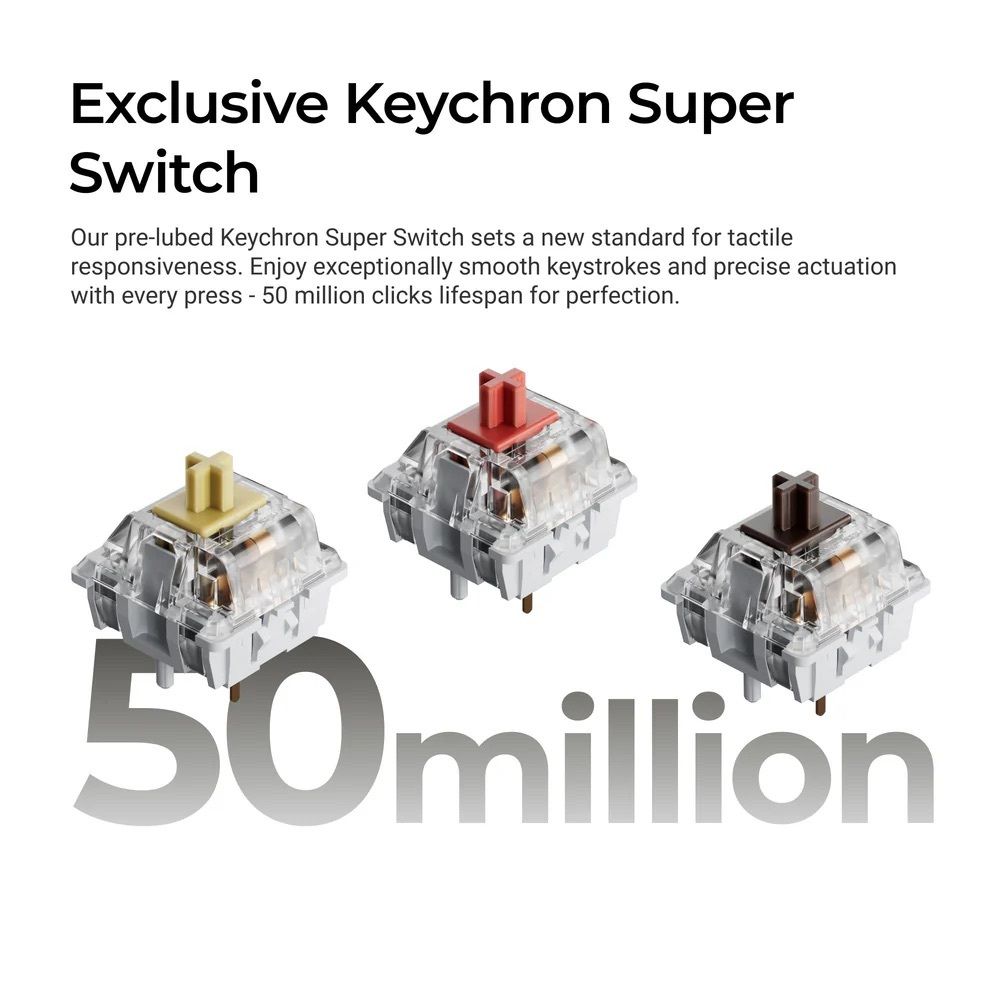 Keychron 8211 C2 Pro 8K 有線機械鍵盤 Banana Switch 香蕉軸 全尺寸 100 QMK 熱插拔 8000Hz 輪詢率 PBT 鍵帽 RGB Mac Windows