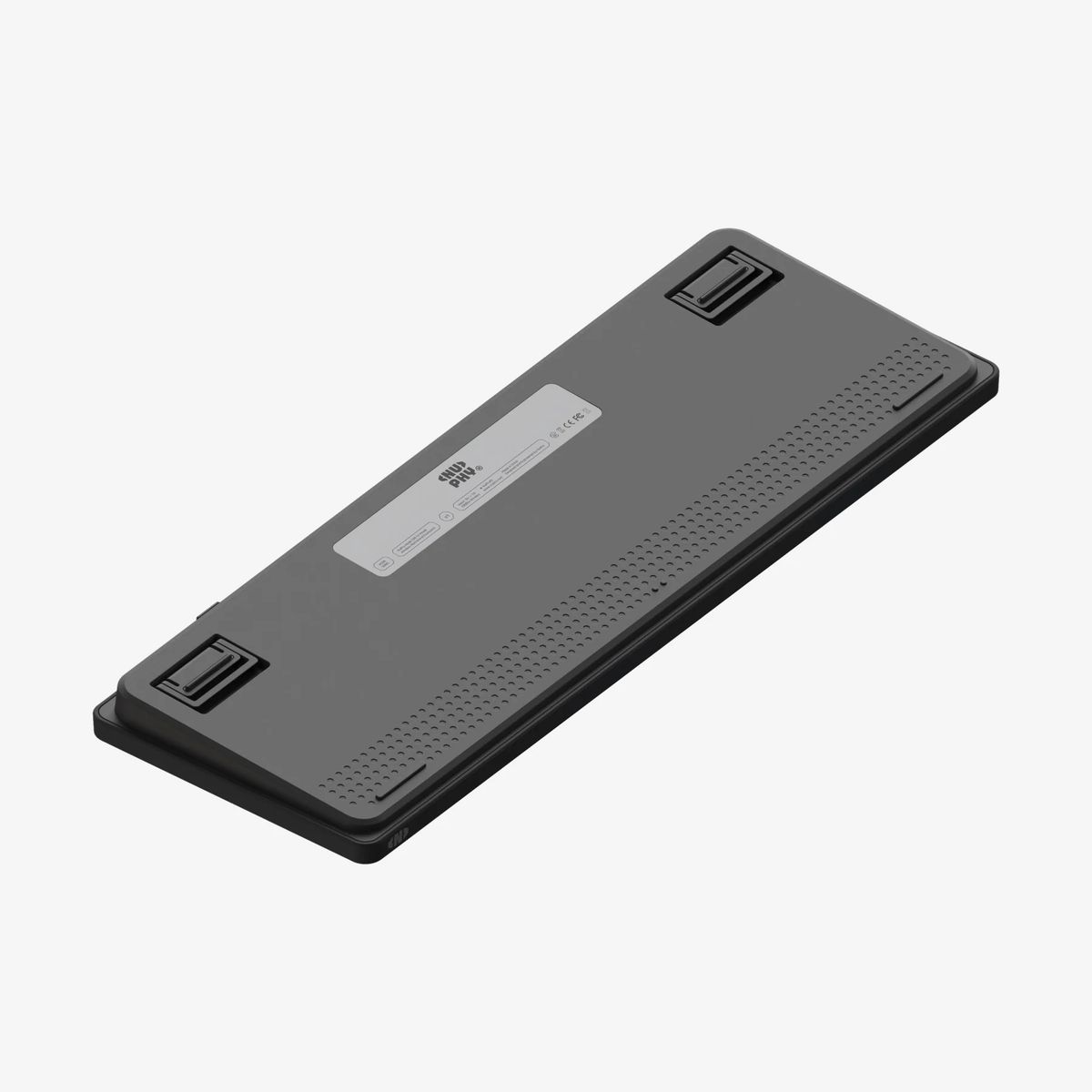 Alternative view of NuPhy - Node 100 nano Low Profile 無線低矮機械鍵盤  [Brown Switch] 灰黑色 |  100% 全尺寸 熱換軸 Gasket 結構 RGB 背光 觸控條 長續航 1000Hz