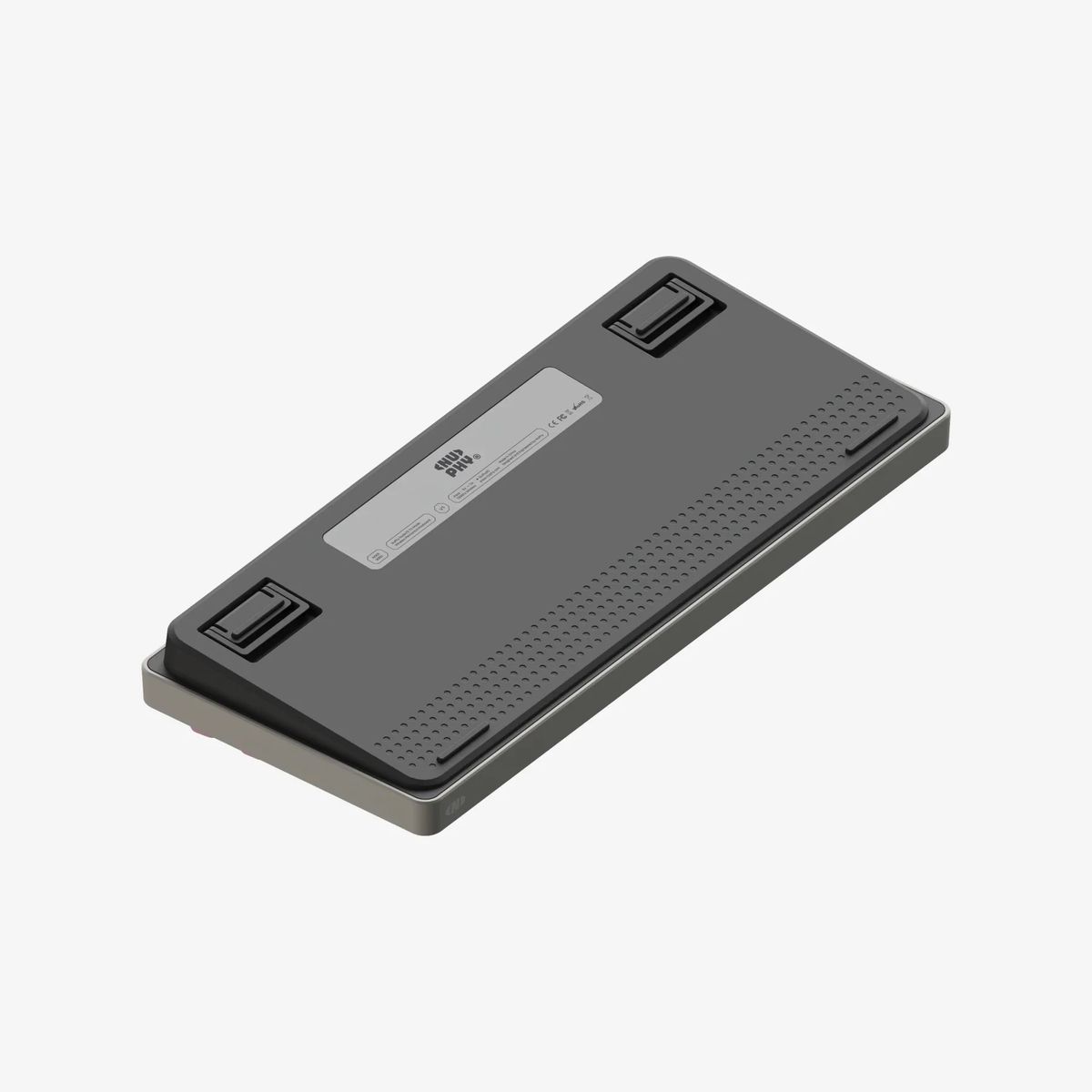 Alternative view of NuPhy - Node 75 Max 無線機械鍵盤 [Brown Switch] 白色 | 75% 全尺寸 熱換軸 Gasket 結構 RGB 背光 觸控條 長續航 1000Hz 遊戲打字