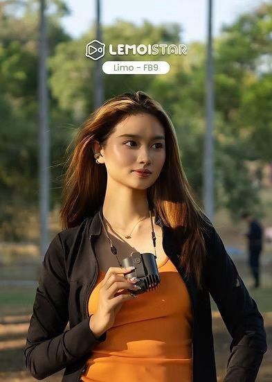 LEMOISTAR 8211 FB9 輕便掛腰渦輪風扇 黑色  17小時超長續航 日本磁吸夾設計 165g極輕巧 工地戶外外送必備 掛頸風扇 香港行貨