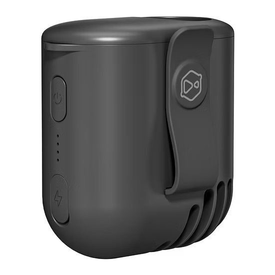 LEMOISTAR 8211 FB9 輕便掛腰渦輪風扇 黑色  17小時超長續航 日本磁吸夾設計 165g極輕巧 工地戶外外送必備 掛頸風扇 香港行貨