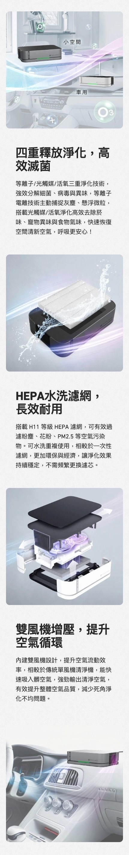 FUTURE LAB 8211 Future lab GC2PrimeZone光能清淨機 20  酒精吹氣檢測  無線 車用 家用 空氣淨化器  空氣清新機 8211 特仕款香港行貨