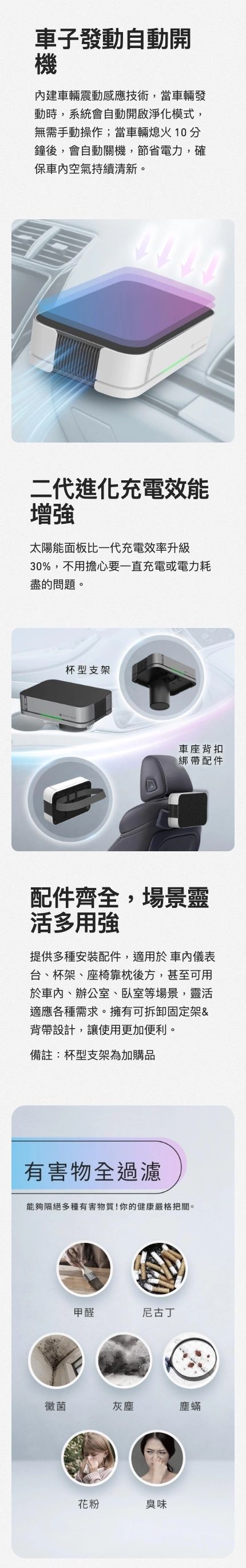 FUTURE LAB 8211 Future lab GC2PrimeZone光能清淨機 20  酒精吹氣檢測  無線 車用 家用 空氣淨化器  空氣清新機 8211 特仕款香港行貨