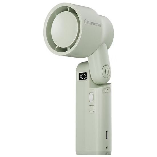 LEMOISTAR 8211 FH4-MAX 手提擴散型渦輪風扇 薄荷綠色  100段無極調速 180度摺疊 廣角出風 13300RPM 強勁風力 LED顯示 香港行貨