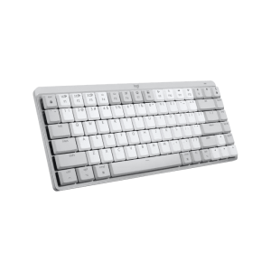 Logitech 適用於 MAC 的 MX MECHANICAL MINI 無線炫光高效鍵盤 8211 茶軸 觸感安靜軸 8211 淺灰色