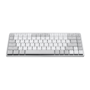 Logitech 適用於 MAC 的 MX MECHANICAL MINI 無線炫光高效鍵盤 8211 茶軸 觸感安靜軸 8211 淺灰色