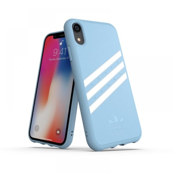 adidas - adidas Originals iPhone XR PU SUEDE 保護殼 Blue