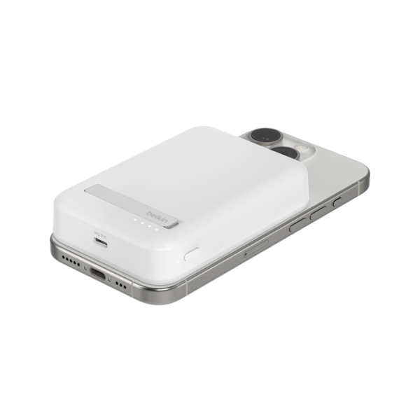 Belkin - BoostCharge Pro 10000 mAh Qi2 磁吸無線充電行動電源 - 白色 | CCC 認證（3C 認證） - Image 4