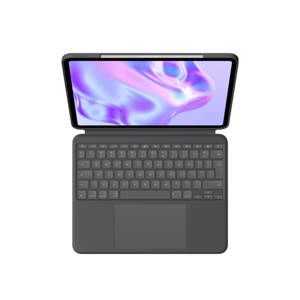 Logitech - COMBO TOUCH 具備觸控板的背光鍵盤保護殼 iPad Pro 13 英吋 (M4) - 石墨灰 - Image 2