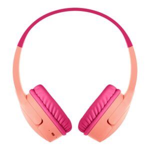 Belkin SOUNDFORM Mini 兒童專用 頭戴式 藍牙無線有線 兩用 內置麥克風 耳機 8211 粉紅色AUD002BTPK