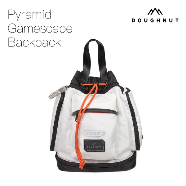 DOUGHNUT - Pyramid Gamescape Series Backpack - 白色