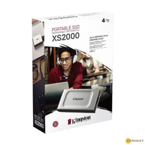 Kingston XS2000 4TB USB-C 外置便攜流動固態硬碟 外接式 SSD 手指儲存 極速USB 32 Gen 2 支援高達 2000MBs 傳輸速度