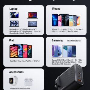 VOLTME 8211 Revo 140 8211 PD140W USB-C2USB-A 三端口快速充電器英規- 黑色