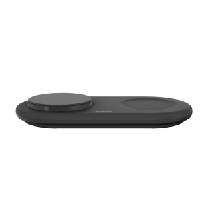 Belkin 8211 BoostCharge Pro Qi2 15W 2合1磁吸無線充電板 黑色 WIZ021QCBK
