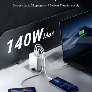 VOLTME 8211 Revo 140 8211 PD140W USB-C2USB-A 三端口快速充電器英規- 白色