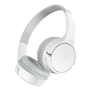 Belkin SOUNDFORM Mini 兒童專用 頭戴式 藍牙BT53 無線有線 兩用 內置麥克風 耳機 V3 USB-C Cable 8211 白色AUD002BTWTV3