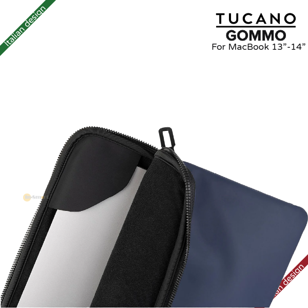 TUCANO - Gommo 再生塑料電腦袋 13-14英寸筆記型電腦袖套 / 防震保護套 / 電腦手提袋｜意大利設計 - 藍色｜意大利設計 - Image 4