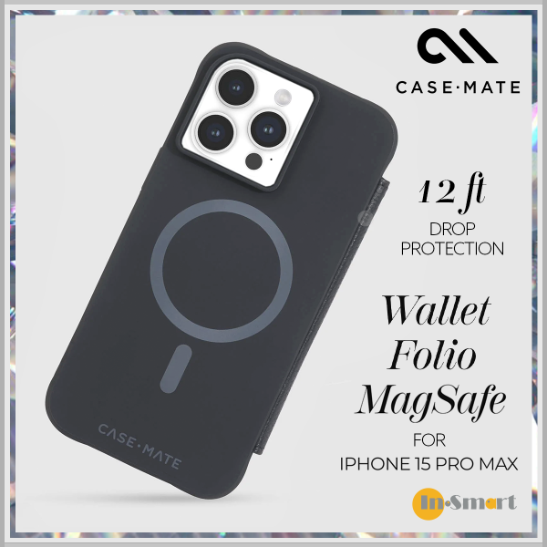 CASEMATE - iPhone 15 Pro Max Wallet Folio MagSafe 錢包 保護殼