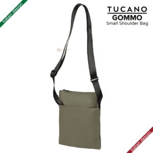 TUCANO Tucano Gommo 再生塑料帶有內部防輻射系統的小肩包 8211 綠色意大利設計