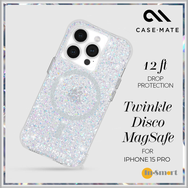 CASEMATE - iPhone 15 Pro Twinkle Disco MagSafe 保護殼