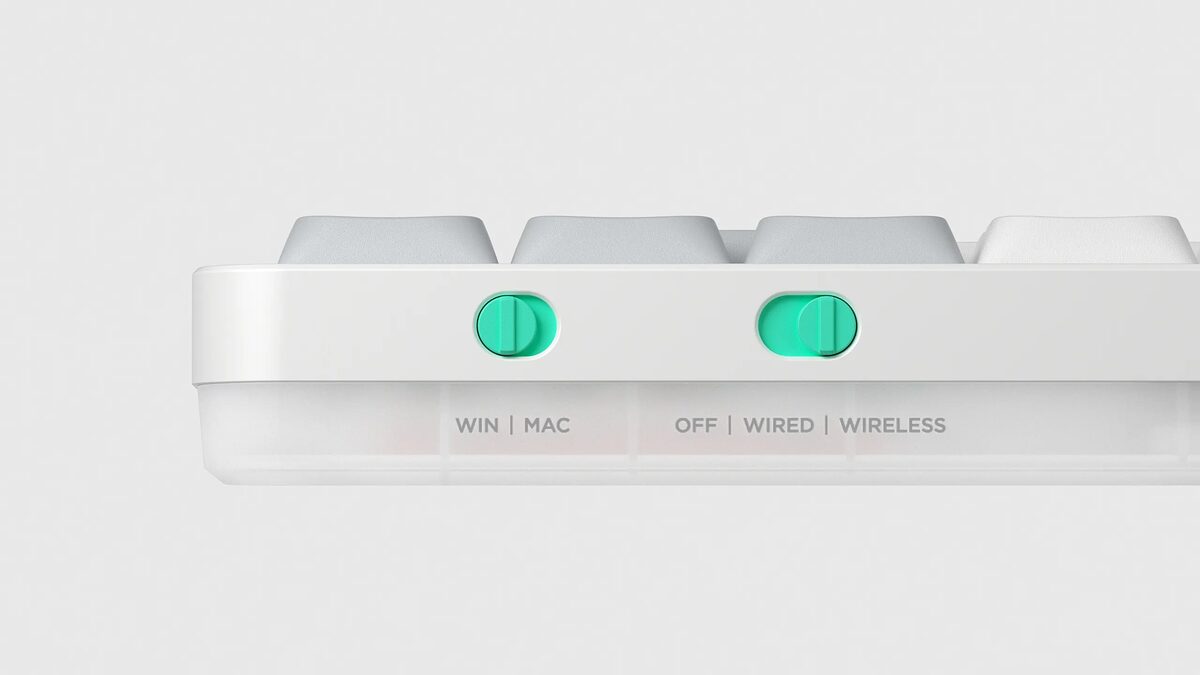 NuPhy - Air75v2 無線 藍牙 機械式鍵盤 離子白 - 棕軸 2.0(觸感,55gf) - Image 4