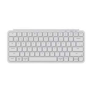 Keychron B1 Pro 75超薄剪刀腳無線鍵盤 藍芽鍵盤BT52 有線鍵盤 輪詢率 1000 Hz MacWindows layout 附鍵盤膜 ANSI 8211 Ivory White