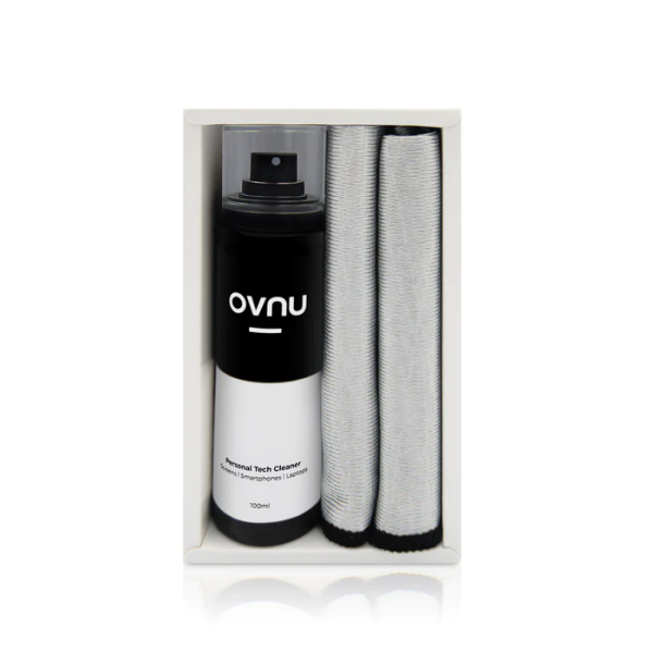 OVNU - 電子專用便攜消毒噴霧套裝｜消毒清潔噴霧（100ml）＋ 專用抗菌毛巾（2條） (40038) - Image 4