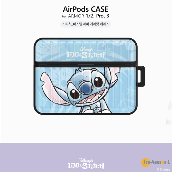 Disney - AirPods Pro 保護殼 史迪奇 史迪仔 藍色