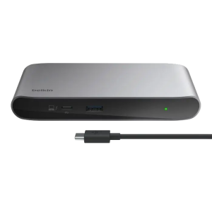 Belkin Connect Thunderbolt 4 5合1核心擴展基座3顯示器支持高達 4K高達 40 Gbps INC013QCSGY-PC