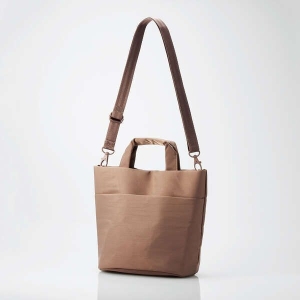 ELECOM BM-OF06BE Off-toco 筆記本電腦包手提包2用款獨立式設計 拿鐵棕Latte brown