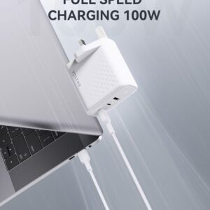 Alternative view of VOLTME - Revo 100 - PD100W (USB-C x2+USB-A) 三端口快速充電器（英規）- 白色