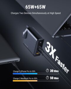 VOLTME Revo 140 8211 PD140W USB-C2USB-A 三端口快速充電器英規- 黑色