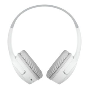 Belkin SOUNDFORM Mini 兒童專用 頭戴式 藍牙BT53 無線有線 兩用 內置麥克風 耳機 V3 USB-C Cable 8211 白色AUD002BTWTV3