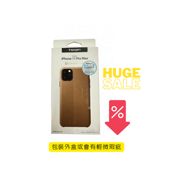 Spigen - LA MANON CALIN iPhone 11Pro Max 保護殼(啡色) CS27067 - Image 3