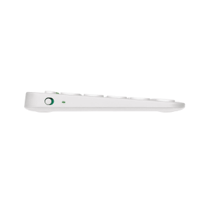 Logitech Logitech PEBBLE KEYS 2 K380S 跨平台藍牙鍵盤 8211 珍珠白色 920-011754最多連線到四個裝置10個自定義快捷鍵36個月電池壽命 英文鍵盤