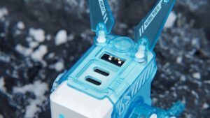 Zoeao GravaStar Alpha65 快速充電器 GaN 65W 8211 水晶藍 限量版 每台機身配有獨立編號