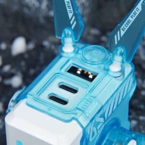 Zoeao 8211 GravaStar Alpha65 快速充電器 GaN 65W 8211 水晶藍 限量版 每台機身配有獨立編號