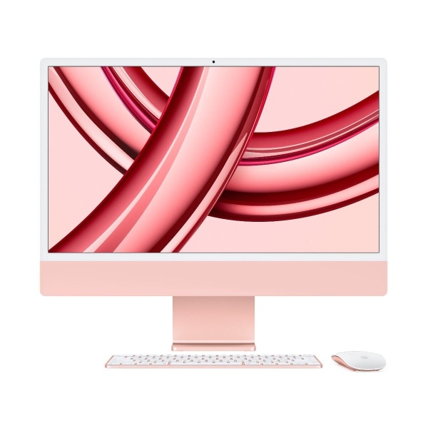 Apple - 24 吋 iMac Apple M1 晶片配備 8核心 CPU、8核心 GPU, Gigabit Ethernet, 8GB 記憶體, 512GB SSD 粉紅色 - Image 3