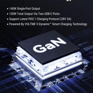 VOLTME 8211 Revo 140 8211 PD140W USB-C2USB-A 三端口快速充電器英規- 白色