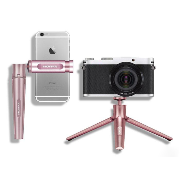 MOMAX - Tripod PRO 手機相機兩用?輕量鋁合金?三腳架 TRS3 - 玫瑰金色 - Image 2
