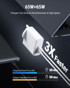 VOLTME Revo 140 8211 PD140W USB-C2USB-A 三端口快速充電器英規- 白色
